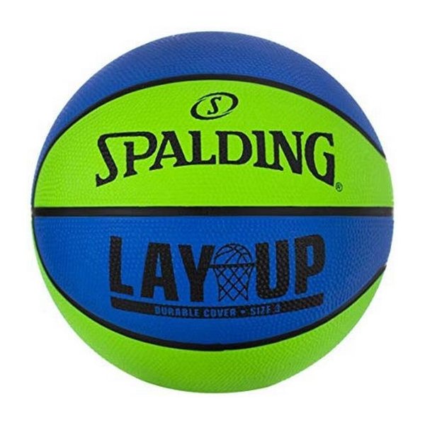 Spalding Sports Div Russell Spalding Sports Div Russell 247389 22 in. Lay-Up Mini Outdoor Basketball; Blue & Green 247389
